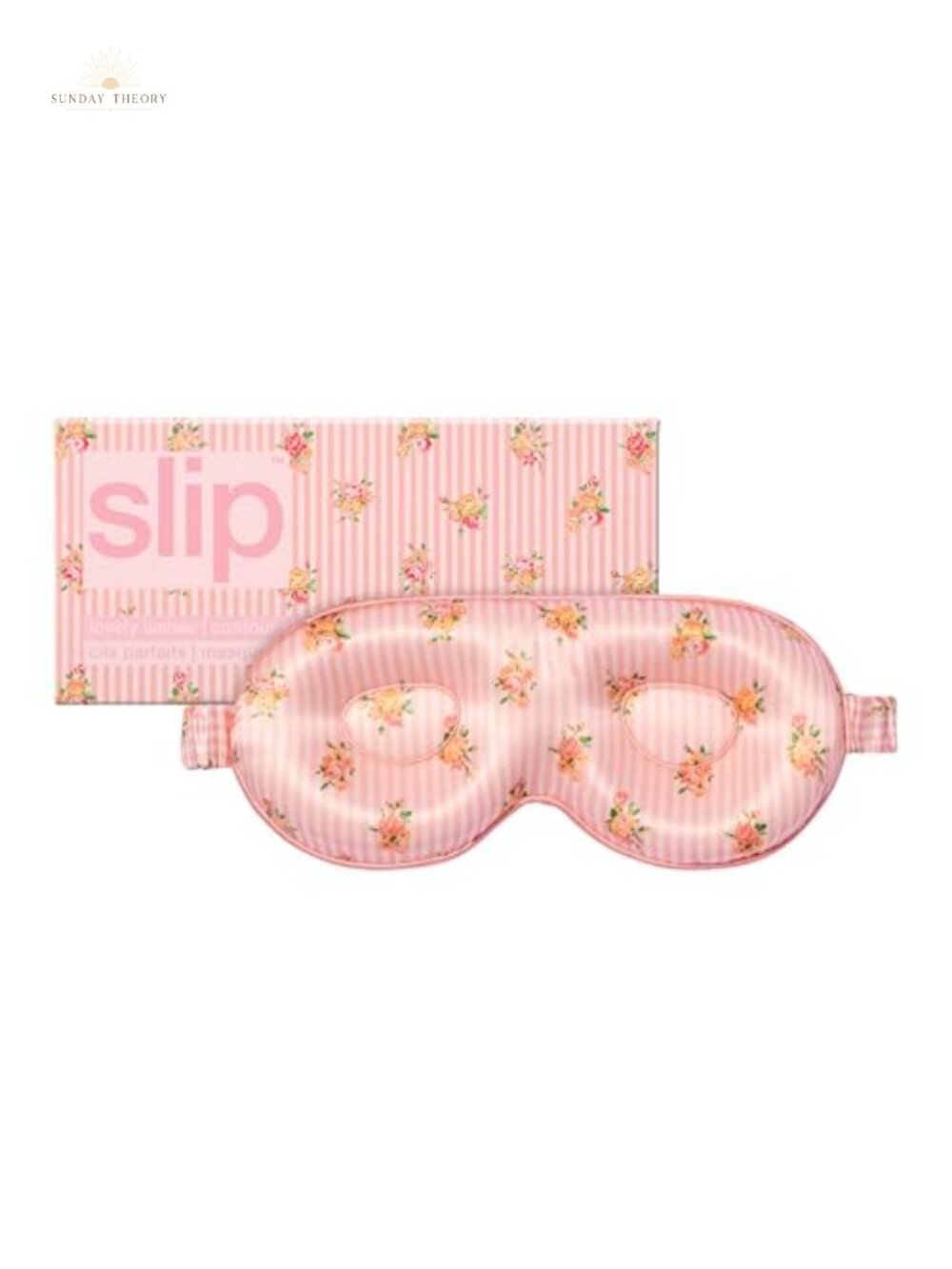 Silk Contour Sleep Mask 22 Momme Mulberry Lash-Friendly Light Blocking